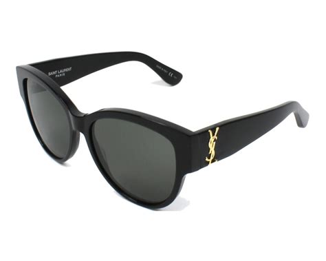 ysl black sunglasses|saint laurent black sunglasses.